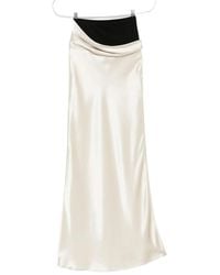 Nanushka - Letto Draped-Detail Maxi Skirt - Lyst