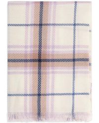 Bompard - Sciarpa Tartan Con Frange - Lyst