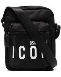 DSquared² - Borsa Messenger Con Stampa - Lyst