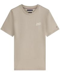 Tommy Hilfiger - Short-Sleeved Logo-Print T-Shirt - Lyst