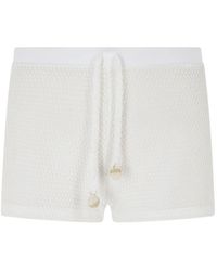 Pin-Up Stars - Crochet Drawstring Shorts - Lyst
