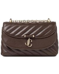 Jimmy Choo - Small Avenue Curve Quilted Crossbody Bag - Lyst