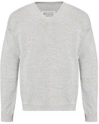 Maison Margiela - Pullover mit V-Ausschnitt - Lyst