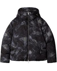 Off-White c/o Virgil Abloh - Logo-Jacquard Puffer Jacket - Lyst