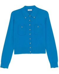Sandro - Button-Down Shirt-Collar Cardigan - Lyst