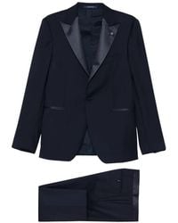 Tagliatore - Peaked-Lapel Virgin Wool Suit - Lyst