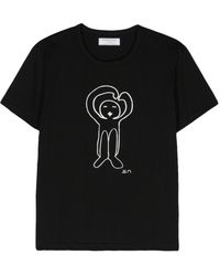 Societe Anonyme - Logo-print Cotton T-shirt - Lyst