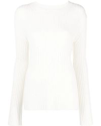 Closed - Rib-Knit Long-Sleeve Top - Lyst