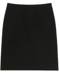 Max Mara - High-Waited Straight-Leg Mini Skirt - Lyst