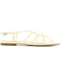 Aeyde - Anisa Knot-Detail Leather Sandals - Lyst