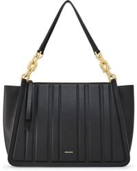 Ferragamo - Panelled-Design Leather Tote Bag - Lyst