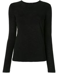 Proenza Schouler - Solid Tissue Jersey Long-sleeve T-shirt - Lyst