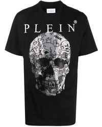 Philipp Plein - Skull Print Short-Sleeve T-Shirt - Lyst