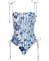 Agua Bendita - フローラル ワンピース水着 - Lyst