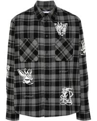 Off-White c/o Virgil Abloh - Off- Character Check Shirt - Lyst