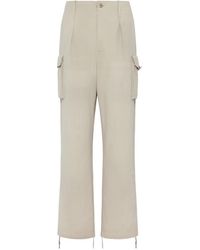 Maison Margiela - Full-Length Wide-Leg Fit Cargo Pants - Lyst
