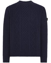Peuterey - Pull En Maille Torsadée - Lyst