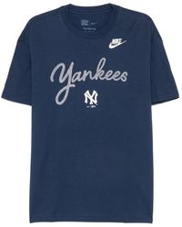 Nike - X Mlb New York Yankees Logo-Print T-Shirt - Lyst