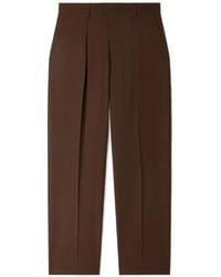 Sandro - Wide-Leg Wool Trousers - Lyst