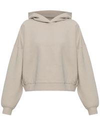 Nike - Logo-Print Cropped Hoodie - Lyst