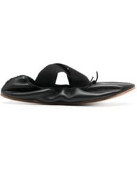 Repetto - Gianna Leather Ballerina Shoes - Lyst