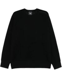 Y-3 - Raglan Sleeve Knit Sweater - Lyst