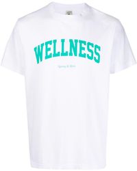 Sporty & Rich - T-Shirt mit Slogan-Print - Lyst