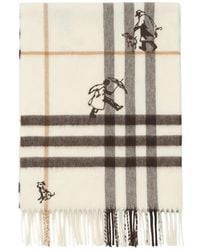 Burberry - Check Mates Cashmere Scarf - Lyst