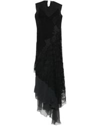 Marc Le Bihan - Lace-Appliqué Asymmetric Dress - Lyst