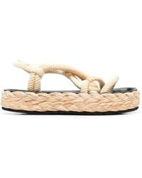 Isabel Marant - Edon Raffia Sandal - Lyst