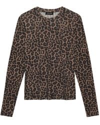 Anine Bing - レオパード ロングtシャツ - Lyst