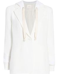 Cinq À Sept - Single-breasted Hooded Blazer - Lyst