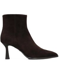 Lola Cruz - Pointed-Toe Suede Ankle Boots - Lyst