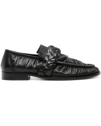 Bottega Veneta - Astaire Leather Loafers - Men's - Calf Leather - Lyst