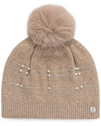 Joseph Ribkoff - Pompom Detail Beanie - Lyst