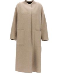 Max Mara - Kaschmirmantel mit aufgesetzter Tasche - Lyst