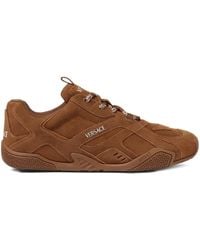 Versace - Suede Galaxia Sneakers - Lyst