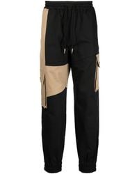 Feng Chen Wang - Colour-Block Panelled Drawstring Trousers - Lyst