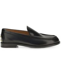 Tod's - Monogram-Stamped Leather Loafers - Lyst