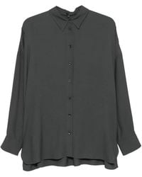 Tibi - Overhemd Met Gewelfde Afwerking - Lyst