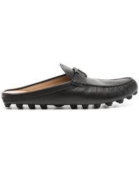 Tod's - T Timeless Gommino Bubble Leather Mules - Lyst