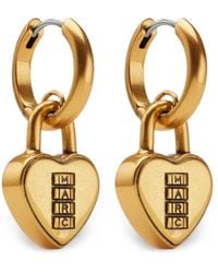 Marc Jacobs - Heart Padlock Earrings - Lyst