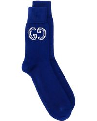 Gucci Socken mit Logo - Blau