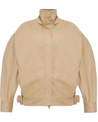 DARKPARK - Celine High Neck Belted Jacket - Lyst