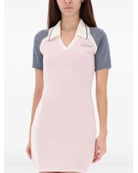 CASABLANCA - Short-Sleeve Polo Dress - Lyst