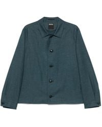 ZEGNA - Twill Shirt Jacket - Lyst