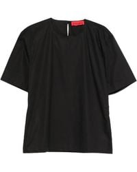Thelatest - Dean Short-Sleeve Blouse - Lyst
