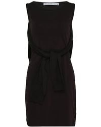 Alexander Wang - Layered Sweater-Tie Mini Dress - Lyst
