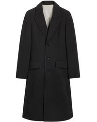 Ami Paris - Single-Breasted Virgin-Wool Coat - Lyst