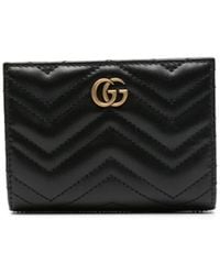Gucci - gg Marmont Leather Bi-fold Wallet - Lyst